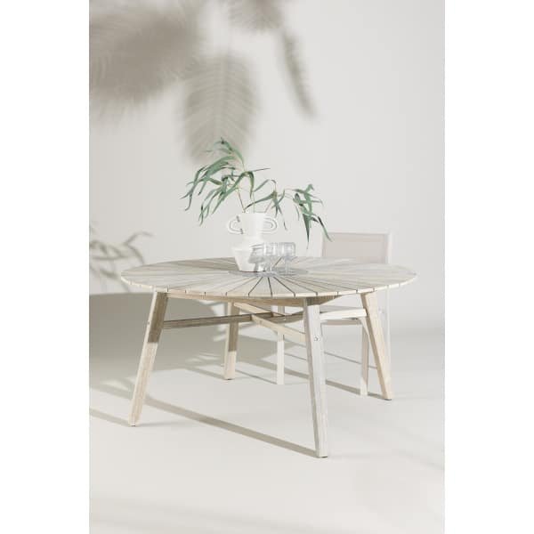 Nohr Ronde Tuintafel Enrico Acaciahout, 150cm - Naturel