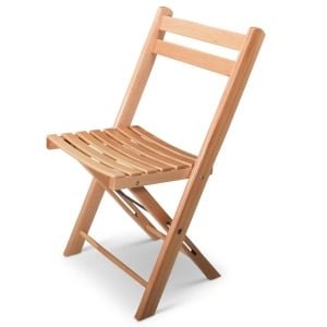 Premium houten klapstoel 36 x 36 x 93 cm