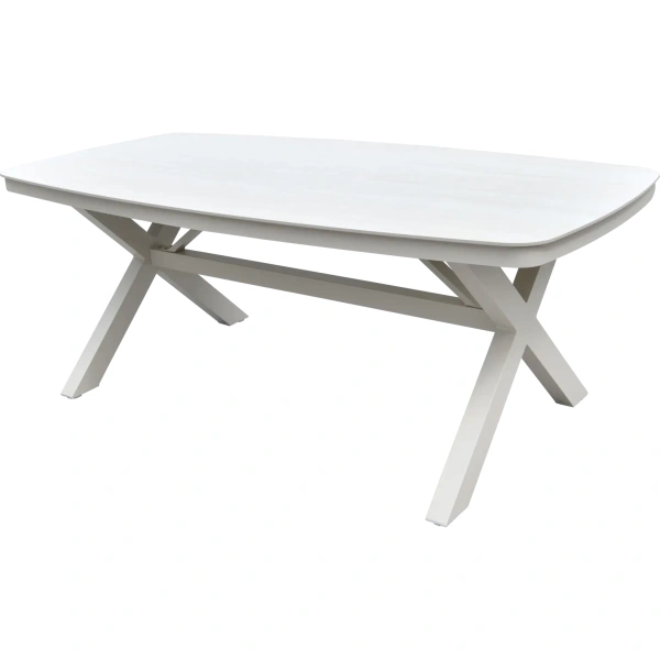 Tafel Davos Crema Deens ovaal 200x100cm