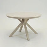 Tafel davos crema 118cm