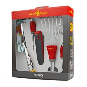 WOLF-Garten multi-star miniset p 262 tuinset (rood/grijs, 5-delig)