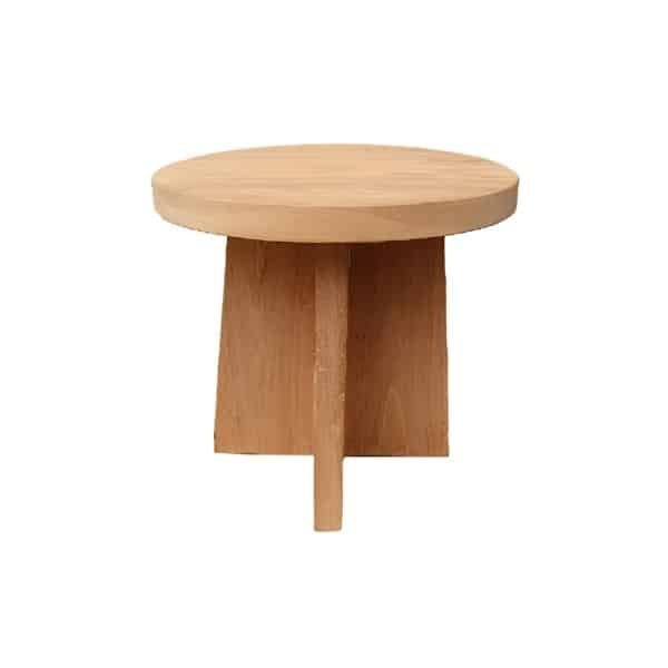 Capivara Teak Salontafel dia50 cm Buitengewoon de Boet - Buitengewoon de boet