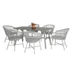 Diningset Cossato Oropa White Oosterik Home - Oosterik home