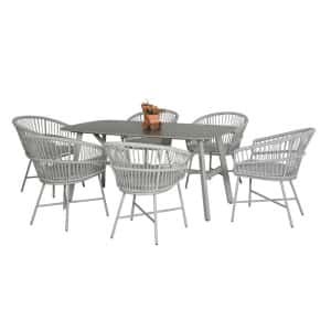 Diningset Cossato Oropa White Oosterik Home - Oosterik home