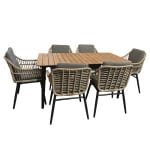 Diningset Gatteo Budrio Brown Oosterik Home - Oosterik home