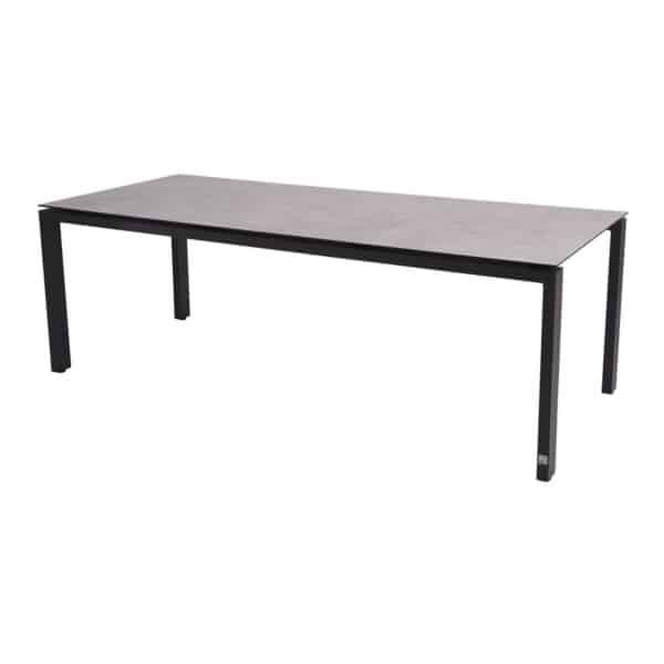 Goa Tafelframe Antracite Met HPL Tafelblad Slate Antracite 220 x 95 cm 4SO - 4so