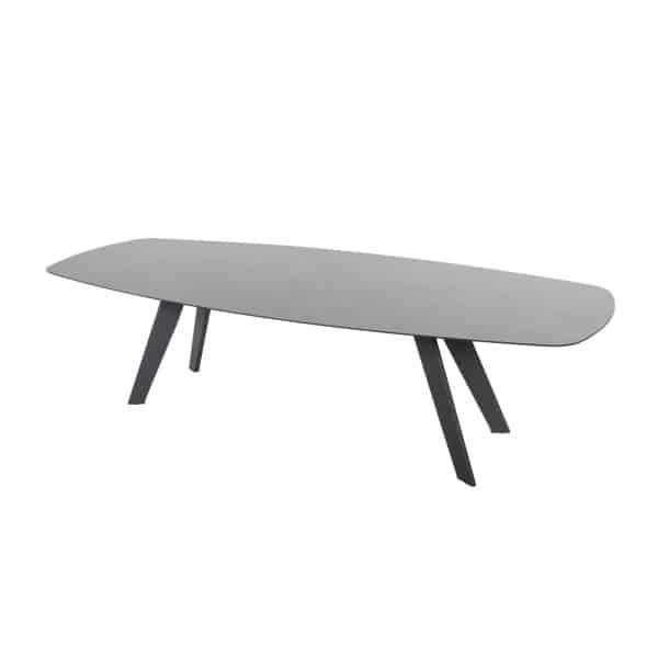 Montana Tafelframe Antracite Met Montana Tafelblad Ceramic Terrazzo 280 x 113 cm 4SO - 4so