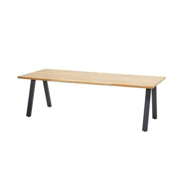 Taste Ambassador diningtafel Teak Antracite 240 x 100 cm 4SO - 4so